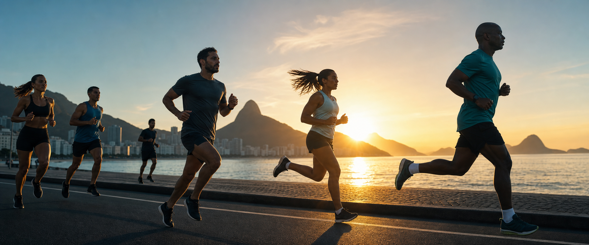 Atletas na ZIP Sunrise Challenge